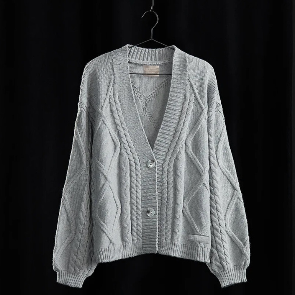 Taylor Swift TTPD gray Cardigan